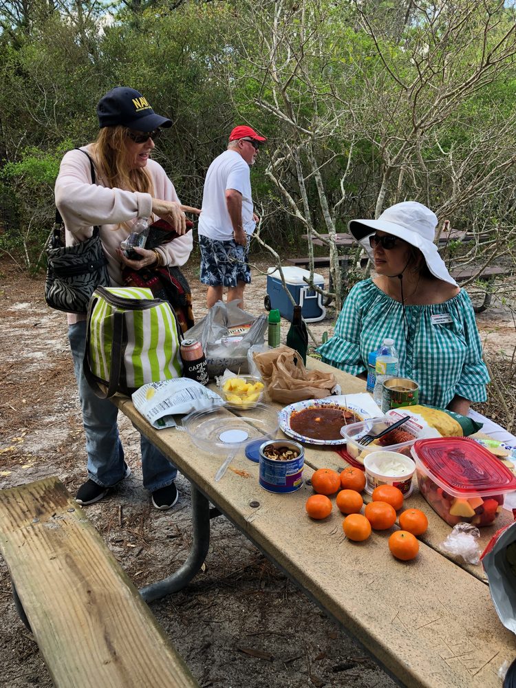 Island walking and food